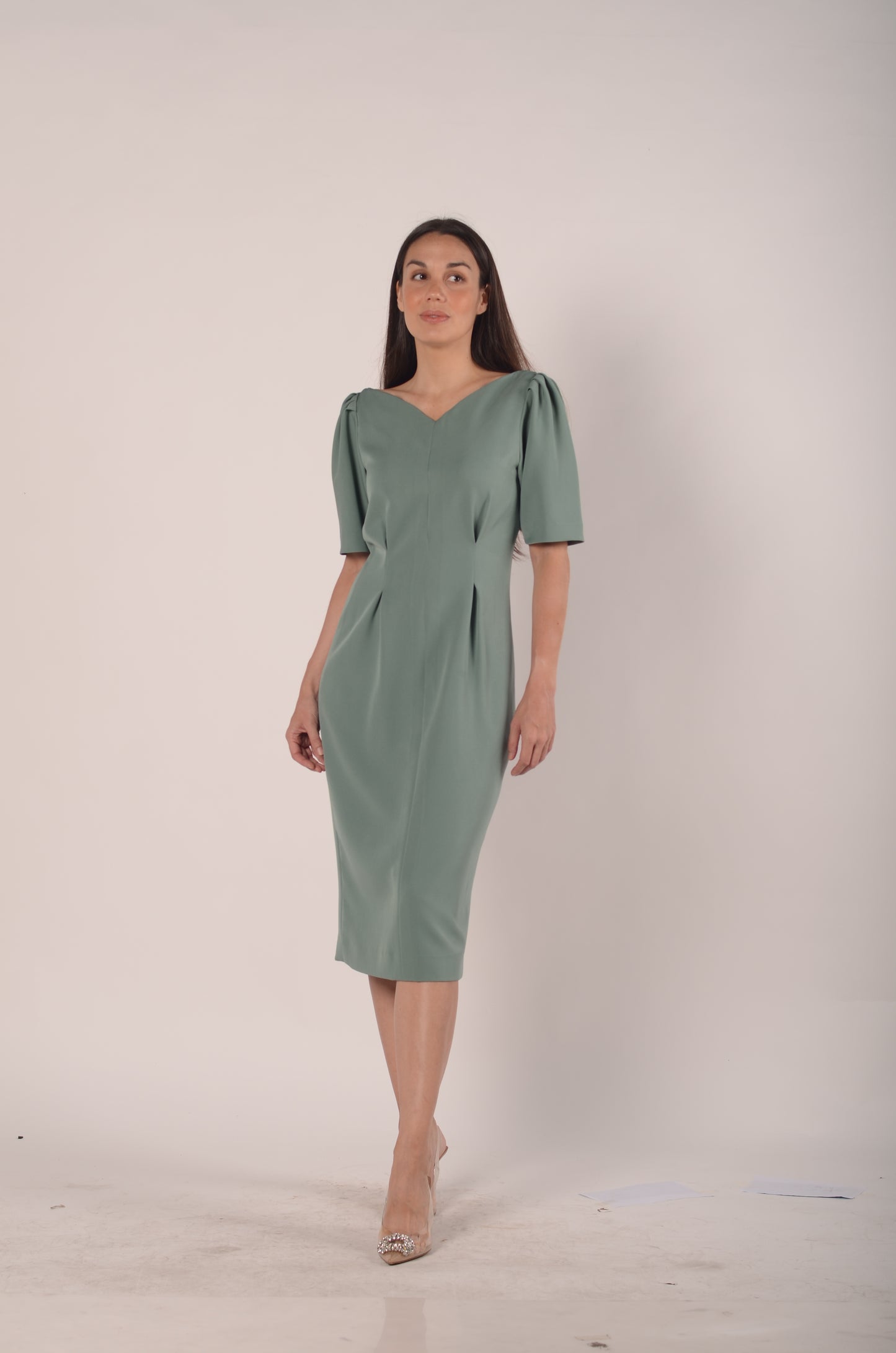 Sweetheart Sheath Dress in Mint