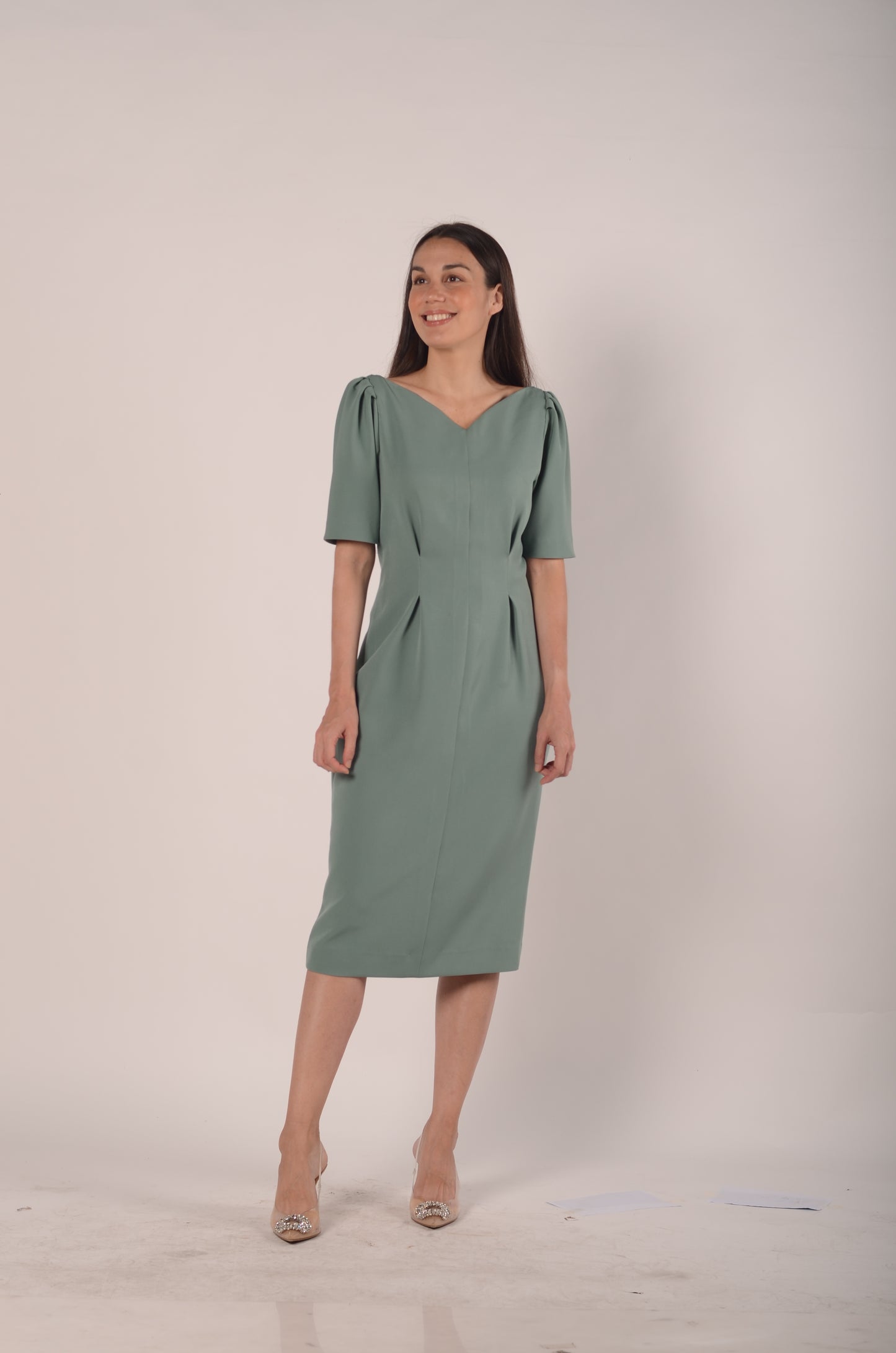Sweetheart Sheath Dress in Mint