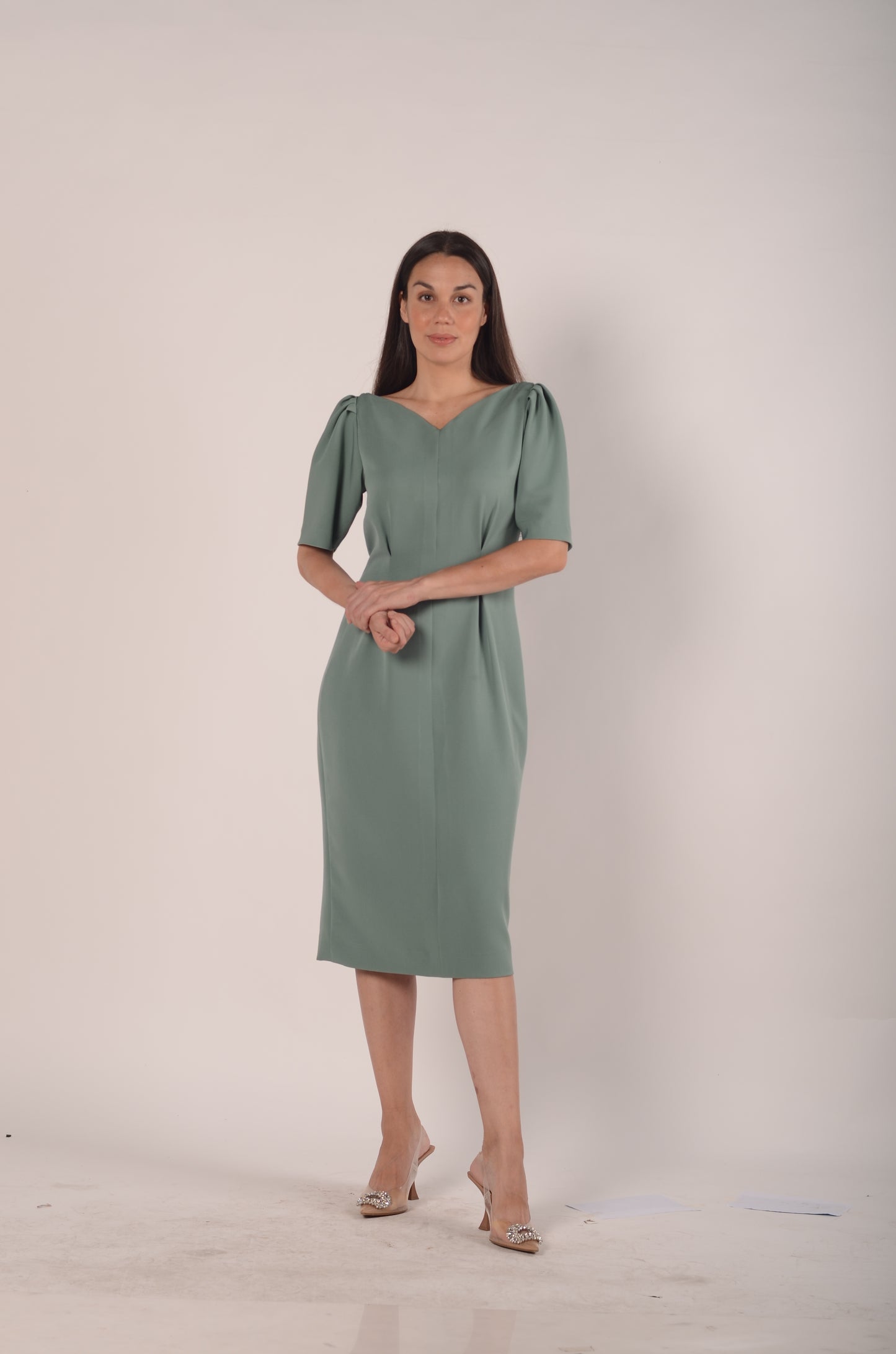 Sweetheart Sheath Dress in Mint