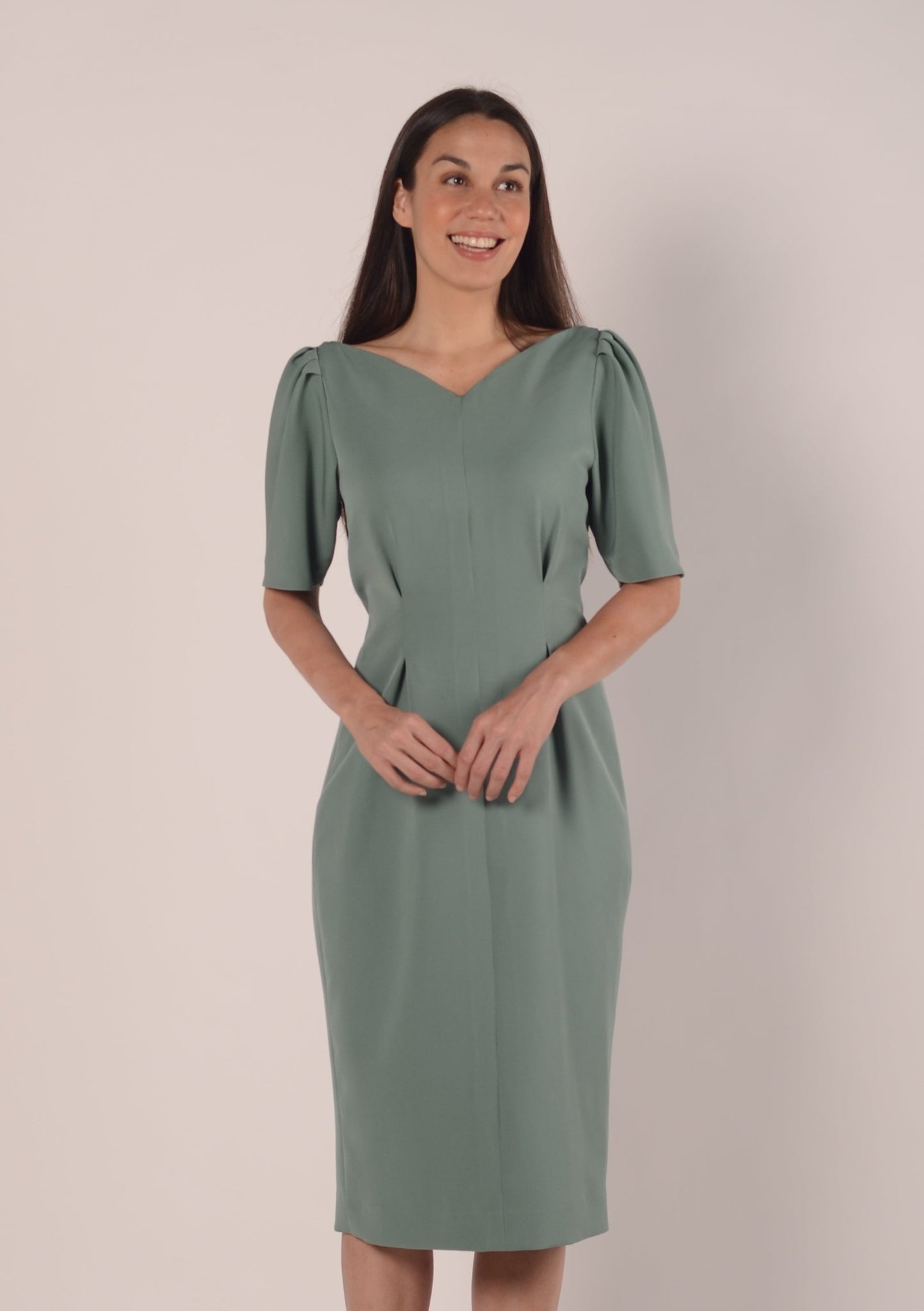 Sweetheart Sheath Dress in Mint